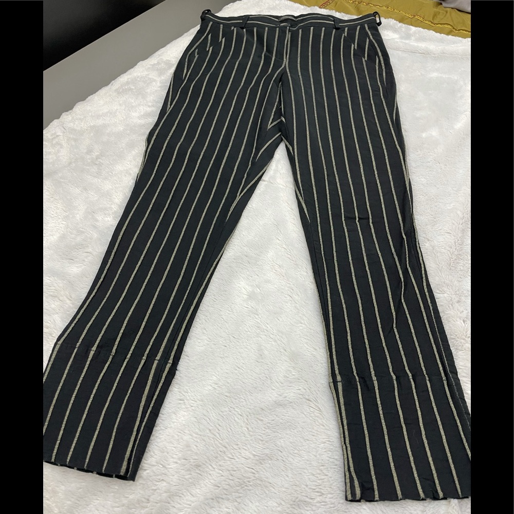 Annette Gortz Pinstripe Tailored Trousers Pants Size 10